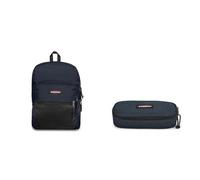 EASTPAK PINNACLE Sac à Dos, 27 L - Ultra Marine (Bleu) & OVAL SINGLE Trousse, 27 L - Triple Denim (Bleu)