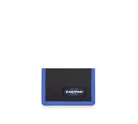 Eastpak Portefeuille Simple Crew - Portefeuille Compact à Trois Volets avec Poche à Monnaie zippée et Porte-clés, Design Fin pour Tous Les Jours, 9.5 x 13.5 cm - Kontrast Black Blue