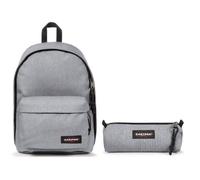 EASTPAK - Sac à Dos Out Of Office + Trousse Benchmark Single - Sunday Grey
