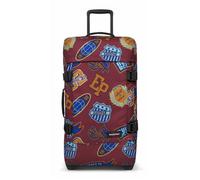 EASTPAK Sac de voyage rouge vin bleu pour femme et homme - Tranverz M Clash Burgundy 315772