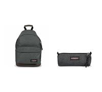 EASTPAK Taschen/Rucksäcke/Koffer Wyoming Black Denim (EK81177H) NS Grau & Benchmark Single Trousse, 21 cm, Gris (Black Denim)