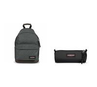 EASTPAK Taschen/Rucksäcke/Koffer Wyoming Black Denim (EK81177H) NS Grau & Benchmark Single Trousse, 21 cm, Noir (Black)