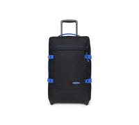 Eastpak Tranverz S Valise Cabine 42L (51 x 32,5 x 24 cm), Bagage à Main à roulettes, léger et résistant, Double Compartiment, poignée télescopique & Serrure TSA - Kontrast Black Blue