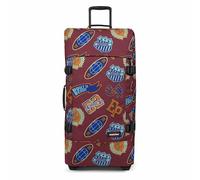 EASTPAK TRANVERZ L Valise, 79 x 40 x 33 cm, 121 L - Clash Burgundy, Rouge