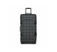 Eastpak Valise Tranverz M - Valise de Voyage de Taille Moyenne avec Serrure TSA, Deux Compartiments et Sangles de Compression, capacité de 78 l, 67 x 35.5 x 30 cm - Checker Grey