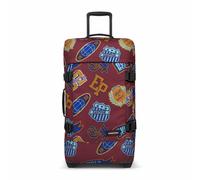 EASTPAK valise trolley TRANVERZ M EK62 Clash Burgundy 78L avec serrure TSA