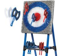 EastPoint Deluxe Cadre en Acier Hache Lancer Cible de Jeu - Cadre en Acier pour intérieur et extérieur