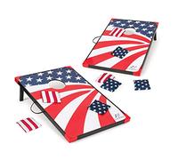 EastPoint Sports Ensemble de Cornhole de Luxe 60 x 91 cm - Étoiles et Rayures