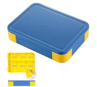 Eastrise Boîte à déjeuner Bento 1330 ml - Boîte à goûter étanche avec séparateurs amovibles, passe au micro-ondes et au lave-vaisselle pour adultes et enfants, comprend un ensemble de couverts et un