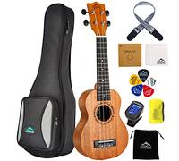 EASTROCK 21 Pouces Acajou Soprano Ukulélé pour Débutants et Adulte