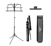 EASTROCK Porte-Partition en Aluminium, Pupitre D'orchestre en Métal,Support de Musique Réglable avec Sac Transport, pour Pratique à Domicile, École, Orchestre, Chœur, Étudiants et Débutants