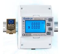Eastron SDM630Modbus-V3 Compteur électrique numérique triphasé pour rail DIN Multifonctions Bidirectionnel avec 2 x S0, RS485 Modbus RTU