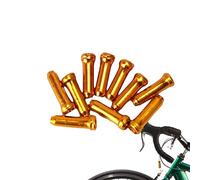 Eastuy câbles pour vélos - Embouts Couverture câble Frein - Embouts Frein en Alliage d'aluminium, Bouchons viroles Manette Vitesse, pièces Rechange pour VTT, 10