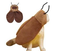 Eastuy Déguisement Chapeau pour Chien | Cape Chat Halloween Forme Scarabée | Accessoires Doux Cosplay Animal Photo Réseaux Sociaux Séances Photographiques