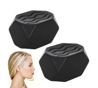 Eastuy Exerciseur de Mastication de la mâchoire, Exerciseur buccal en Silicone pour la mâchoire, Entraînement de la mâchoire 2 pièces, réducteur de Double Menton pour l'amincissement du Visage