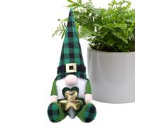 Eastuy Gnomes de la Saint-Patrick,St. Rudolf de la Saint-Patrick | Décorations Mignonnes de Peluche de naine sans Visage, Ornements en Peluche, décoration de Vacances, Tomte