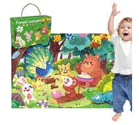 Eastuy Jeu de Puzzle, Jeux de Puzzle pour | Puzzle de Sol Amusant de 36 pièces pour | Jouet d'apprentissage éducatif précoce pour Les de Plus de 3 Ans, garçons, Filles, Tout-Petits pour la Maison