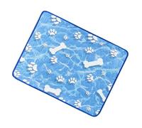 Eastuy Tapis Rafraîchissant pour Chien - Mat Auto-Rafraîchissant Canin | Portable, Lavable, Coussin, Lit et Couverture avec Anti-dérapant et Confort pour Voyage, Bateau, Camping et