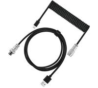 EastyGold Câble spiralé pour clavier mécanique de type C - Câble USB C vers USB A - 3 m