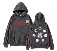 Easwisa Anime The Seven Deadly Sins Sweats À Capuche Mode Harajuku Pulls Hommes Et Femmes Sweatshirts Hip-hop Décontracté Hauts Unisexes-Dark Gray||3X_l