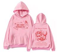 Easwisa Chappell Roan Sweat À Capuche Y2K Rétro Sweat-Shirt Mode Décontracté Pull-Over Homme/Femme Vêtements À Manches Longues-Pink||s