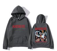 Easwisa KATSEYE The Beautiful Chaos Mode Sweats À Capuche Homme/Femme Rétro Harajuku Sweatshirts Manches Longues Pulls À Col Rond Automne/Hiver Streetwear-Dark Gray||s