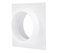 Easy Act Bride de montage en PVC Ø 100 mm, raccord mural stable pour tuyaux ronds dans les systèmes de ventilation et d’extraction d’air