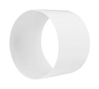 Easy Act Manchon de raccordement moulé en PVC Ø 125 mm, raccord stable pour systèmes de ventilation et d'évacuation d'air