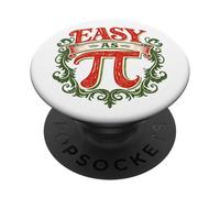 Easy As Pi Retro Maths PopSockets PopGrip Adhésif