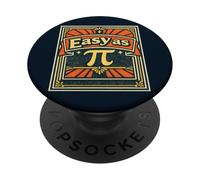 Easy As Pi Retro Maths PopSockets PopGrip Adhésif