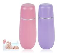 Easy-Bidet Lot de 2 douches intimes de 400 ml avec couvercle, remplace les lingettes humides et les toilettes de douche, douche intime moderne, lit hebdomadaire, bidet de voyage portable pour femmes