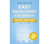 Easy Brain Games for Seniors 2026: Boost Memory, Focus & Relaxation with 50+ Large-Print Word Puzzles