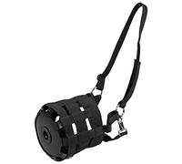 Easy Breathe Muselière de pâturage pour cheval Cheval Herbe équine réglable équipement équestre sécurisé pour poney âne multi-trous contrôle de l'usure - Sangle en nylon et base en caoutchouc