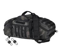 EASY BW Grand sac de voyage tactique militaire 65 l, camouflage noir, 55L, Sac de sport