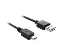 Easy - Câble USB - USB (M) reversible pour mini-USB de type B (M) - USB 2.0 - 50 cm - noir