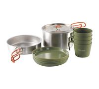Easy Camp - Moss 4 Kochset - Set de cuisson - stainless steel / olivine