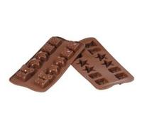 CHRISTMAS Moule Décoration Chocolat Noël en silicone SilikoMart