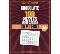 Easy Chocolate Word Search for Adults & Seniors: Large Print Word Puzzles for Cosy Evenings and Gentle Challenge