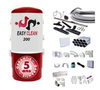 Easy-Clean 200 Kit Aspiration Centralisée 5 Ans Garantie (jusqu'à 180 M²) Prise Set Inter 9 M Accessoires