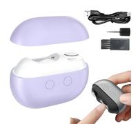 Easy Clip Electric Nail Clippers,Coupe-Ongles éLectrique,Ciseaux à Ongles Intelligents,Lime A Ongle Electrique,Coupe-Ongles Automatique à 2 Vitesses Avec LumièRe Led Et Rangement Pour Pinces