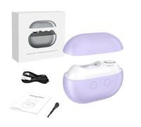 Easy Clip Nail Clippers, Easyclip Smart Nail Clippers, 2025 New Automatic Usb Rechargeable Electric Nails Trimmer with Led Light & Nails Storage for Seniors and Adults (Purple)