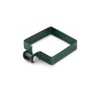 Easy Clôture Collier de fixation carré 60 x 60 mm pour portillon grillagé Vert