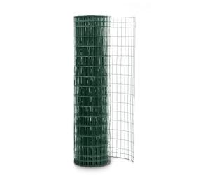 EASY CLOTURE Grillage soudé en Rouleau H1m50 x L25m Fil 2.5mm Maille 100x50 mm Vert