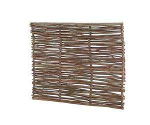 EASY CLOTURE Panneau Bois en noisetier tressé H 1m20 x 1m50 - Palissade clôture de Jardin décorative - Protection vis-à-vis Jardin Terrasse