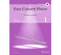 Easy Concert Pieces: 16 Pieces from 5 Centuries. Vol. 1. flute and piano.