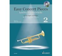 Easy Concert Pieces - 19 Pieces from 5 Centuries - Book 2 - Trumpet and Piano - sheet music with CD - ED22556