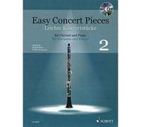 Easy Concert Pieces - Book 2: 22 Pieces from 4 Centuries/Clarinet and Piano Book/CD - [Version Originale] Inconnu (Auteur)
