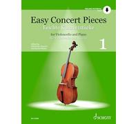 Easy Concert Pieces: Cello and Piano Book With Online Audio (1)
