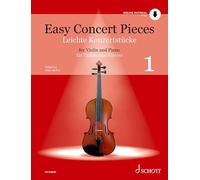 Easy Concert Pieces: Vol. 1. violin and piano.