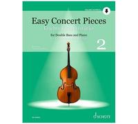 Easy Concert Pieces - Volume 2, 24 Easy Pieces From 5 Centuries Using Half To 3rd Position - Double Bass And Piano